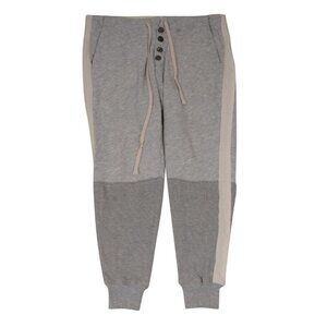 Greg Lauren Mens Heather Paneled Lounge Pant Joggers Small Size 1 Grey Sweatpant